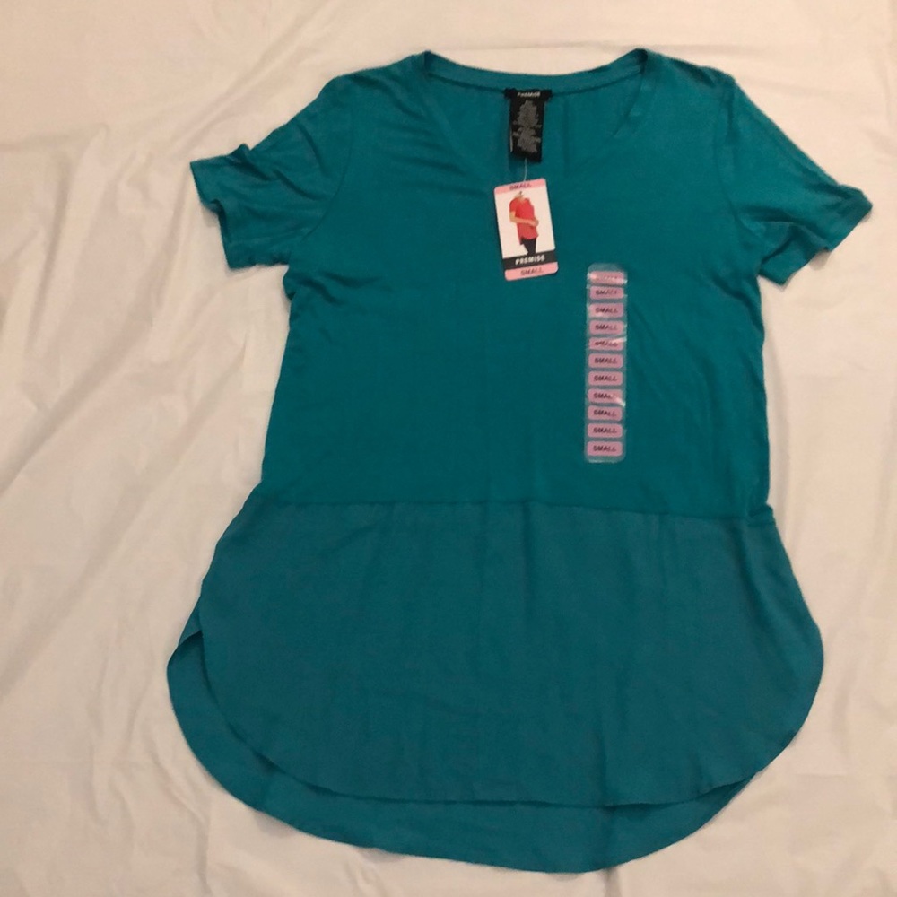 Premise top small color reef teal